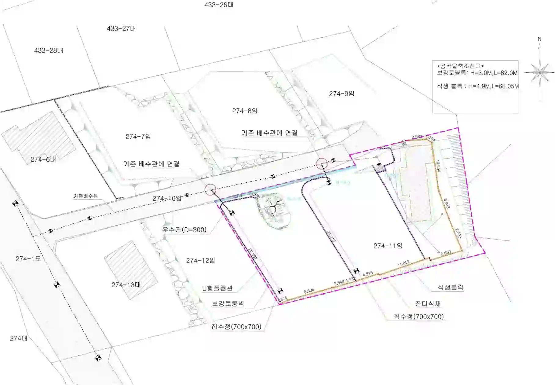 능현동 274-11 배치도 이미지